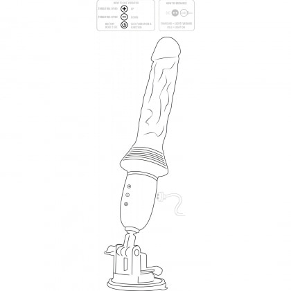 Vibrator Magnum Opus Thruster Pro Negru 9