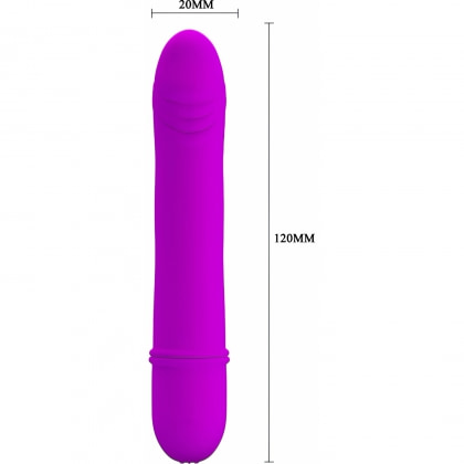 Vibrator Mic Simpatic pentru Punctul G și Clitoris Mov 4