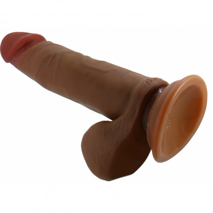 Vibrator Realist Beautiful Abel cu Împingere și Rotație 2