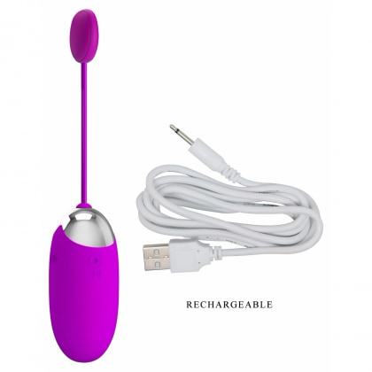 Ou Vibrator Pretty Love Abner Reîncărcabil cu Aplicație Mov 7