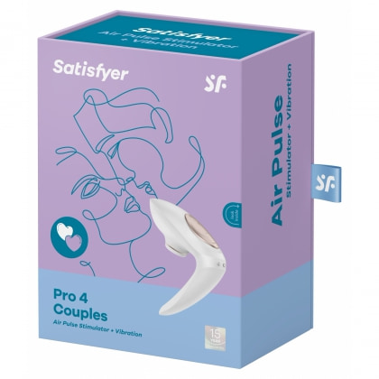 Vibrator cu Sucțiune Satisfyer Pro 4 Couples pentru Cuplu 6