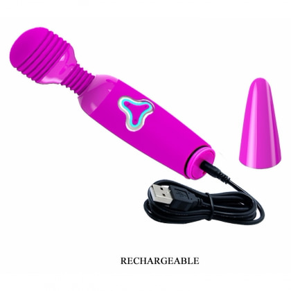 Vibrator Pretty Love Body Wand pentru Masaj Senzual Mov 4