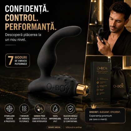 Vibrator Prostată O-Boy 7 Speed Negru 5