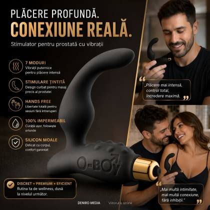Vibrator Prostată O-Boy 7 Speed Negru 4