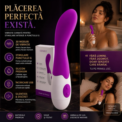 Vibrator Punctul-G Cu 30 Setări Inteligente Mov 2