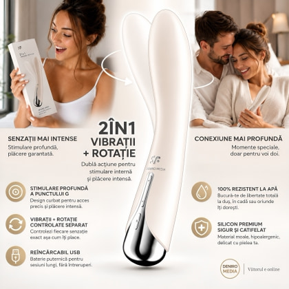 Vibrator Punctul G Satisfyer Spinning Vibe 1 Alb 9