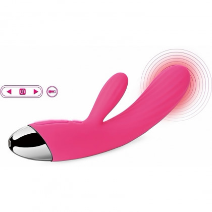 Vibrator Rabbit Încălzire Svakom Angel Roz 2