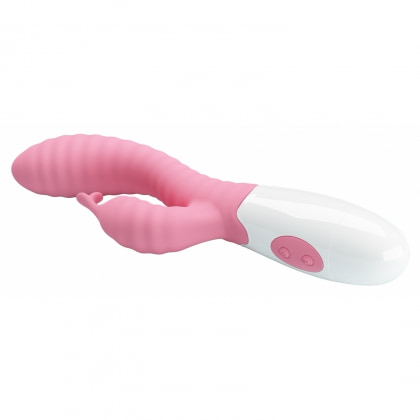 Vibrator Rabbit Pretty Love Hyman pentru Punctul G Roz 2