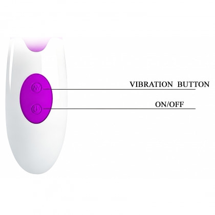 Vibrator Satisfacție Personalizată cu Stimulare Dublă Mov 5