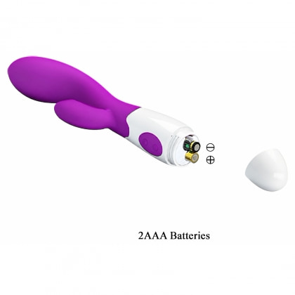 Vibrator Satisfacție Personalizată cu Stimulare Dublă Mov 4