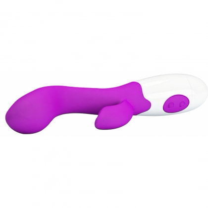 Vibrator Satisfacție Personalizată cu Stimulare Dublă Mov 2