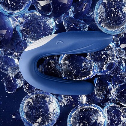 Vibrator de Cuplu Satisfyer Partner Whale cu Două Motoare 6