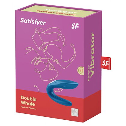 Vibrator de Cuplu Satisfyer Partner Whale cu Două Motoare 9