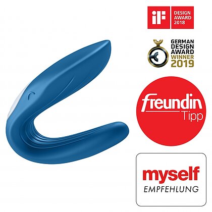 Vibrator de Cuplu Satisfyer Partner Whale cu Două Motoare 5