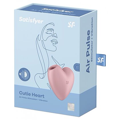 Vibrator cu Sucțiune Satisfyer Cutie Heart pentru Clitoris 7