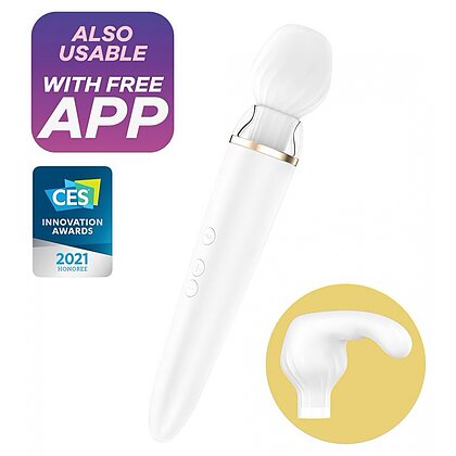 Vibrator Satisfyer Double Wander XXL Alb 4