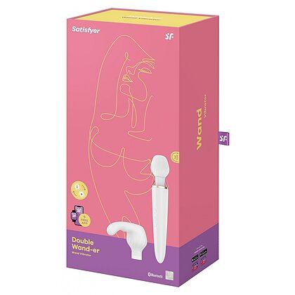 Vibrator Satisfyer Double Wander XXL Alb 6
