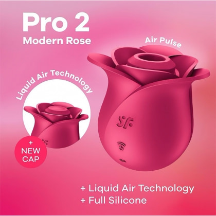 Vibrator Clitoridian Trandafir Satisfyer Pro 2 Modern Rose 6