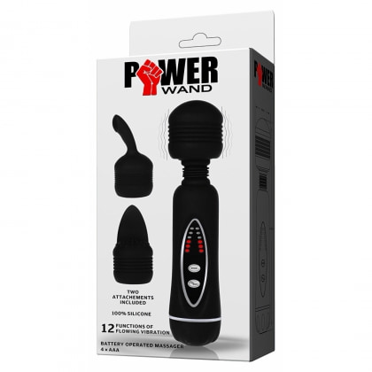 Vibrator Wand Pretty Love Magical Negru 9