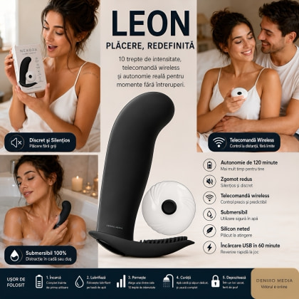 Vibrator Wireless Remote Leon Negru 10