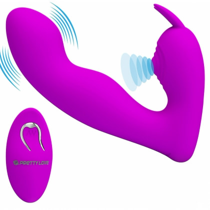 Josephine Vibrator Dublu Pentru Punctul G și Clitoris Mov 3