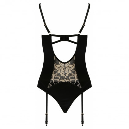 Corset Cașmir Victoria Negru S-M 4