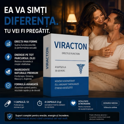 Viracton Pills — 4 Capsule Pentru Erecție și Vitalitate 3