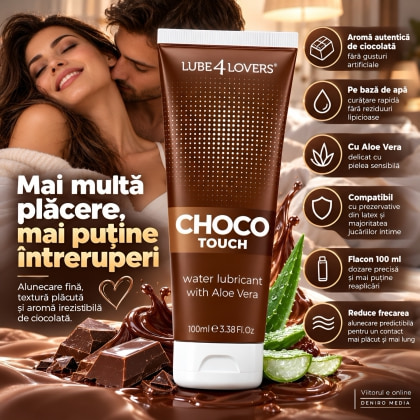 Lubrifiant cu Aromă Water Touch Ciocolată 100 ml 3