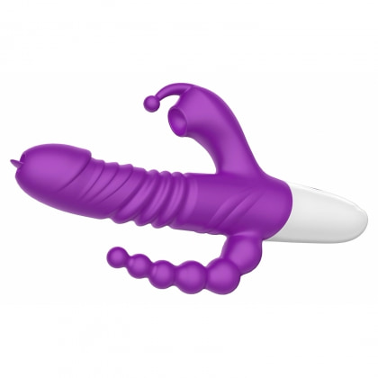 Wrangler Stimulare Triplă Reîncărcabil 3x10 – Crushious Mov 2