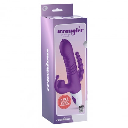 Wrangler Stimulare Triplă Reîncărcabil 3x10 – Crushious Mov 11