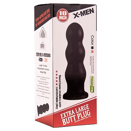Anal Plug Comfortable Play 25.4cm Negru 2