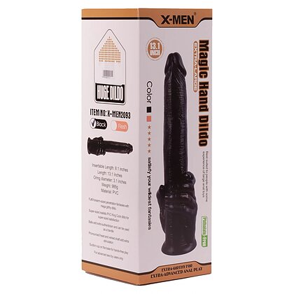 Dildo 33cm Magic Hand Negru 4