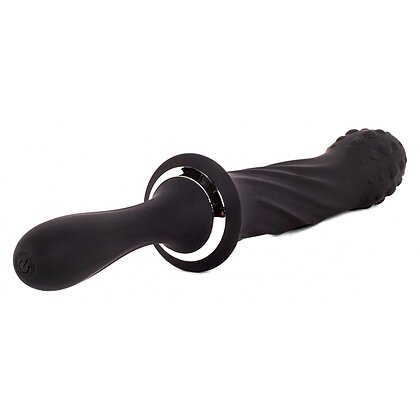 X Men Plug Anal Vibrant Black II 3 Moduri 10 Trepte Negru 4