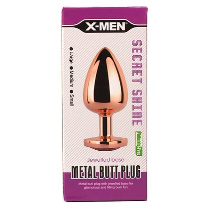 X-Men Secret Shine - Dop Anal Inimă S Auriu 4