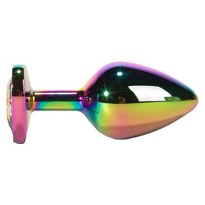 X-MEN Secret Shine Metal Anal Plug Rainbowheart S Multicolor 2