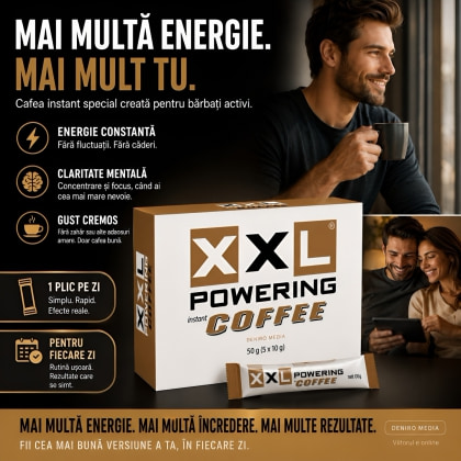 XXL Powering Cafea Instant Pentru Potență – 5 Plicuri 3