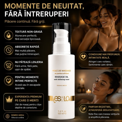 YESforLOV Ulei Masaj 100 ml - Non-gras, Hidratant 2
