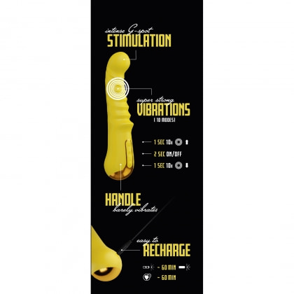 Your New Favourite Vibrator Punctul G, 10 moduri Galben 22