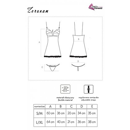 Chemise LivCo Zerunam Negru S-M 5
