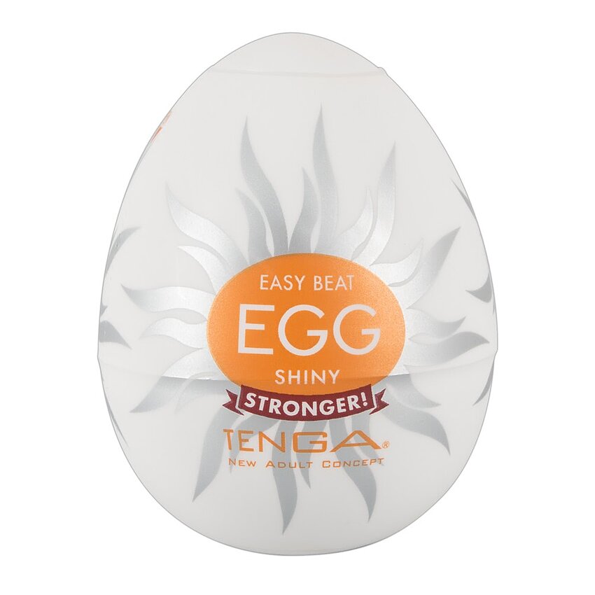 Masturbator Egg Shiny Single Transparent