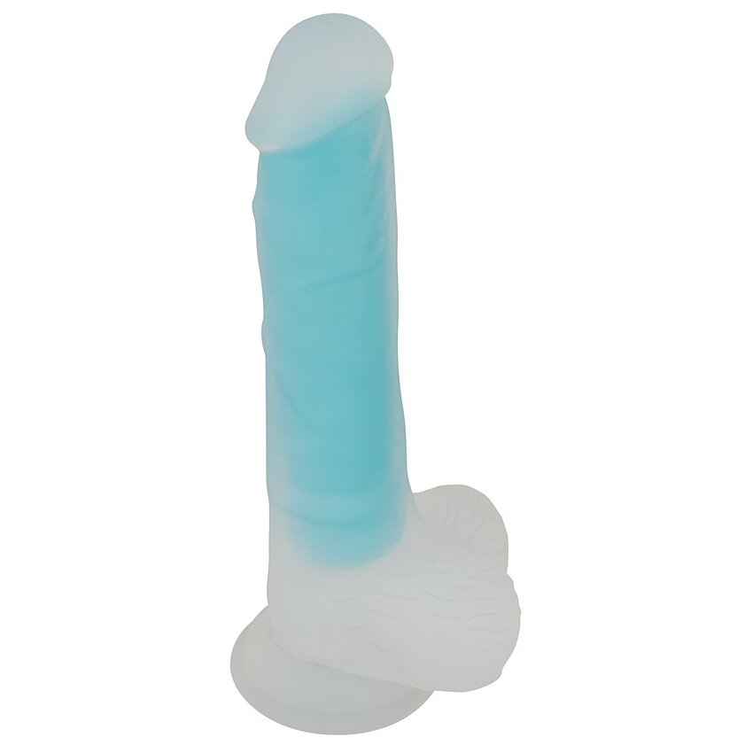 Dildo Glow in the Dark Transparent