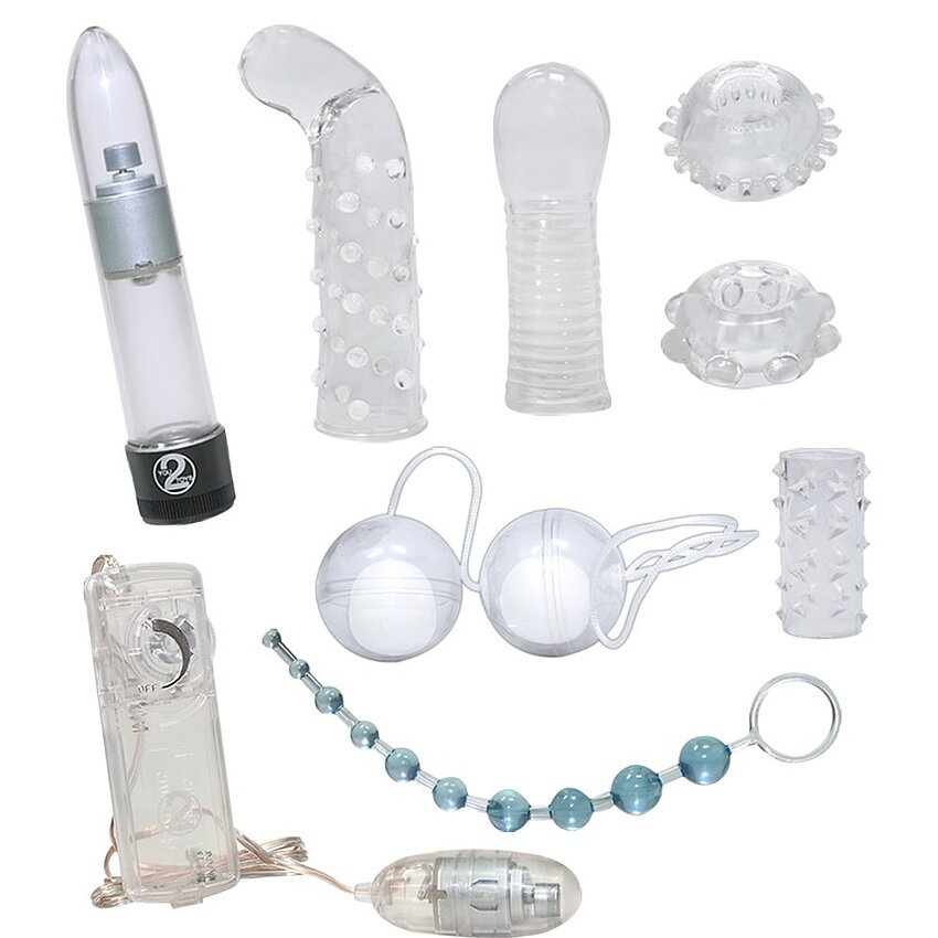 Set Jucarii Sexuale Crystal Transparent