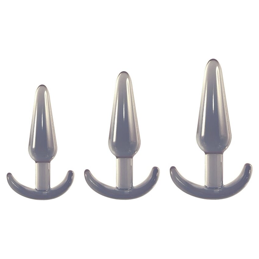Plug Anal Conic Transparent Set Pentru Incepatori