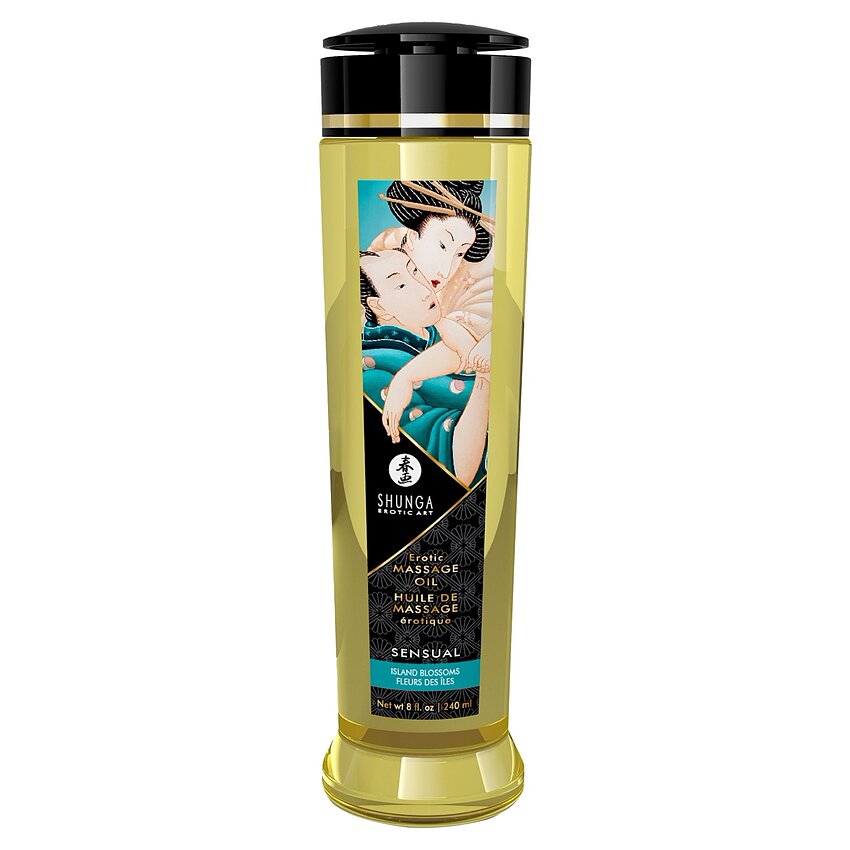 Shunga Massage Oil Island Blossoms