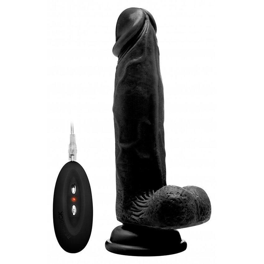 Vibrator Realistic Penis 20cm Negru