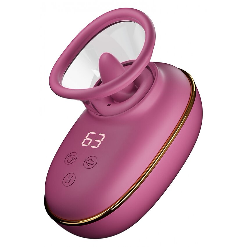 Pompa Clitorala Cu Limba Rotativa Si Vibratii