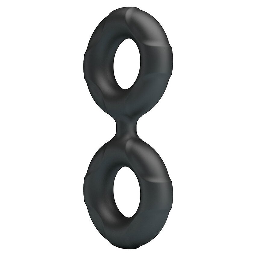 Inel Dublu Crazy Bull Radwan Model 19 Negru