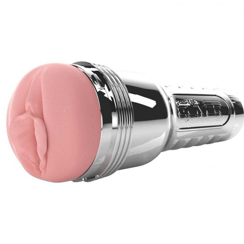 Fleshlight Quiver — Masturbator Vibrant, Reîncărcabil Argintiu