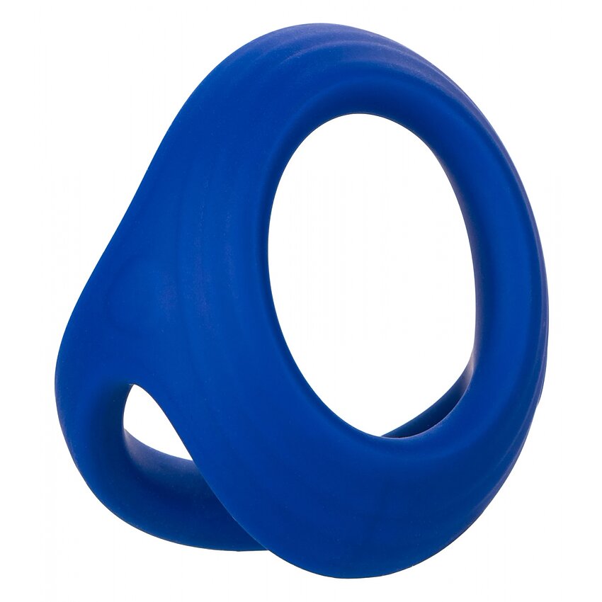 Inel Penis Penis Ball Dual Ring Albastru