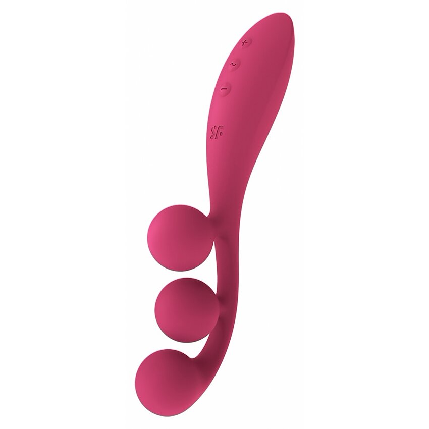 Multi-Vibrator Satisfyer Tri Ball 1 Rosu